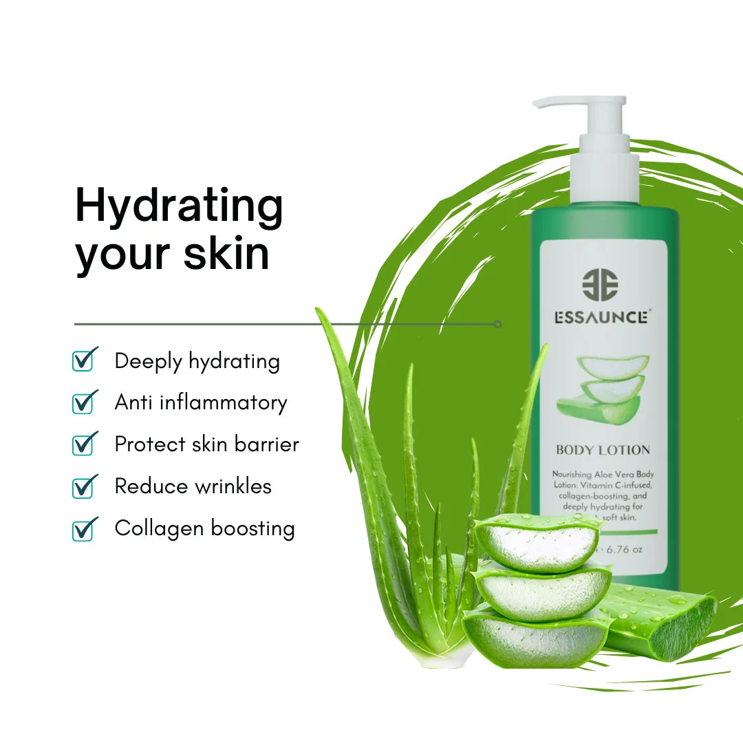 Aloe Vera Body Lotion 200 ml - Essaunce UK