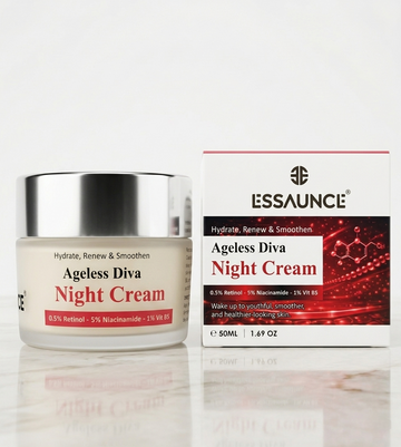 Ageless Diva Night Cream PRO (Retinol & Niacinamide)- 50 ML | Essaunce Uk