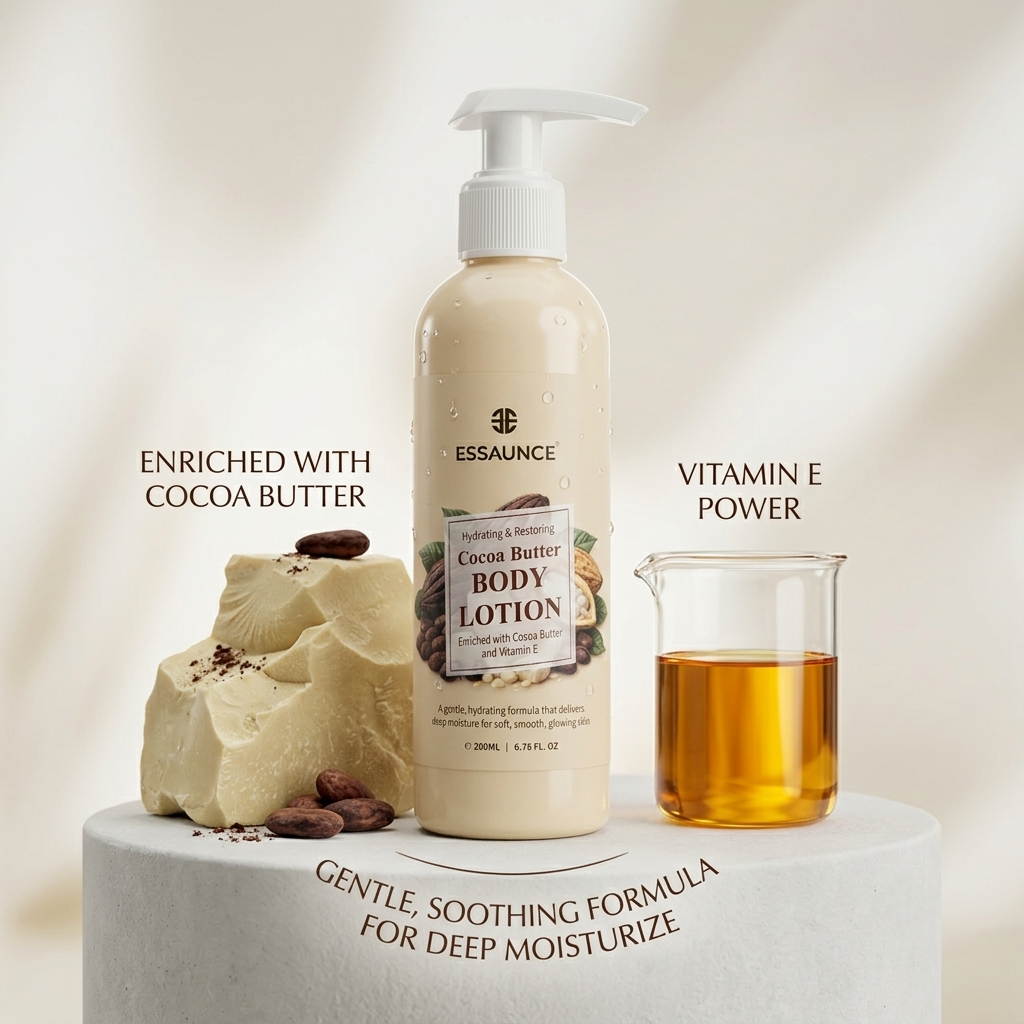 Cocoa Butter Body Lotion | 200 ML  -  Essaunce Uk