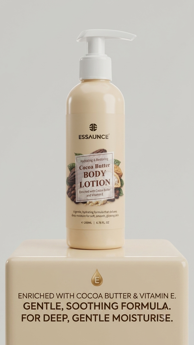 Cocoa Butter Body Lotion | 200 ML  -  Essaunce Uk