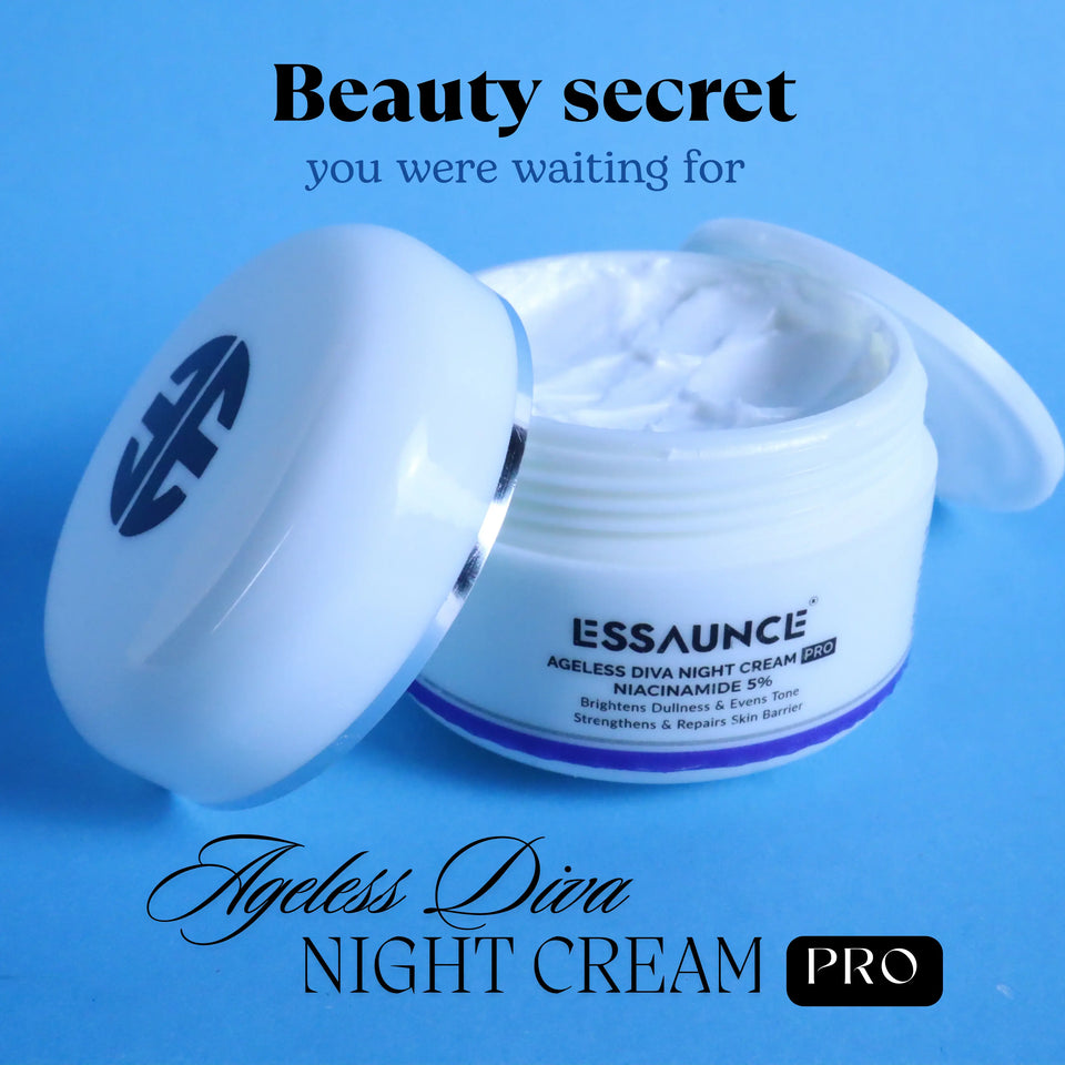 Ageless Diva Night Cream PRO (Niacinamide 5%)