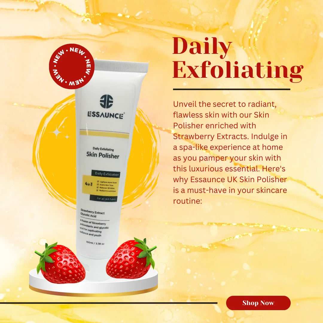 Skin Polisher With Strawberry Extracts 100 ml - Essaunce UK