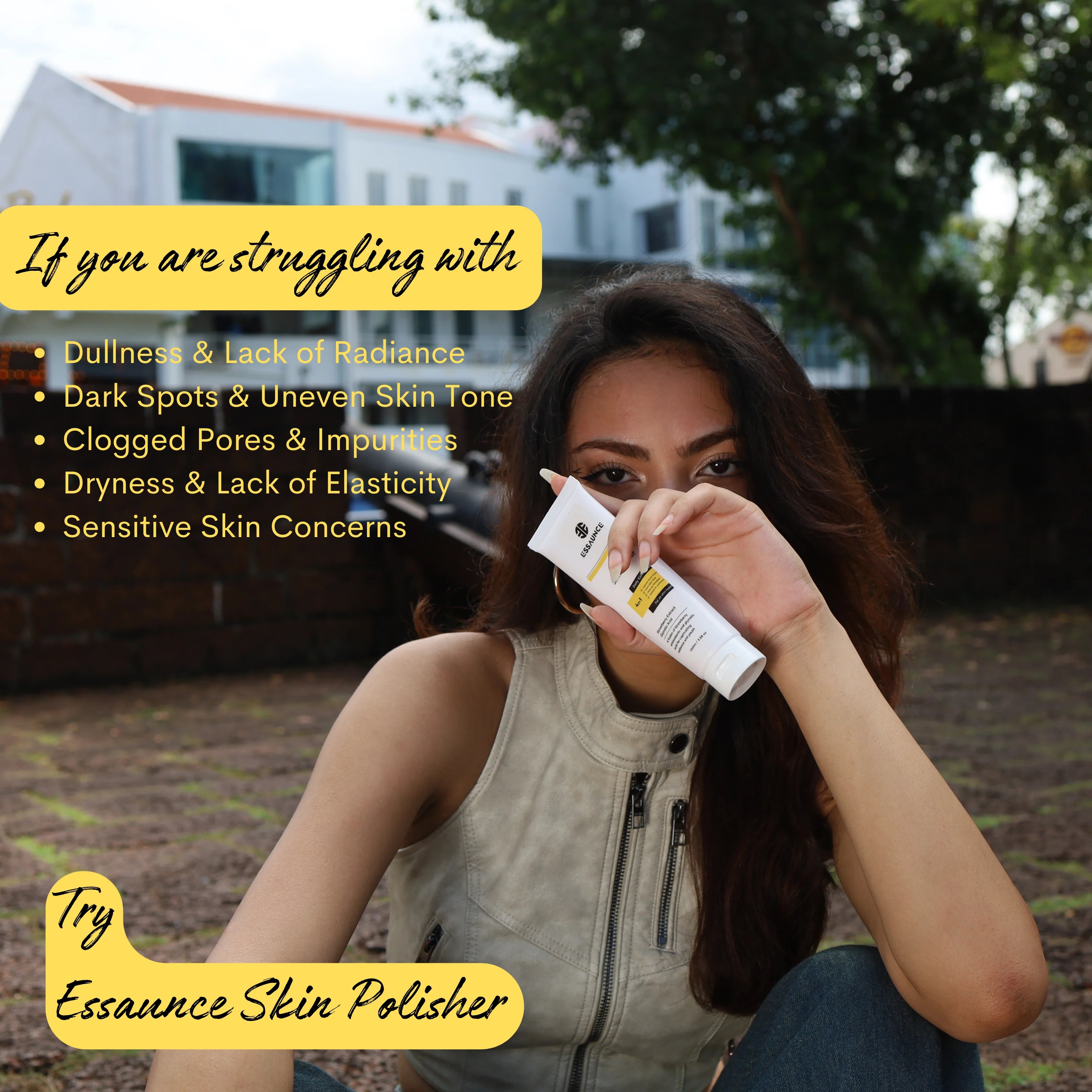 Skin Polisher With Strawberry Extracts 100 ml - Essaunce UK