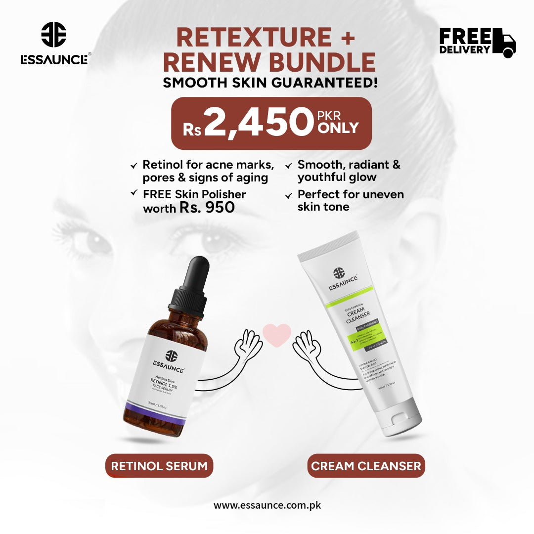 Deep Clean & Renew ( Buy Retinol Serum Get Skin Polisher Free )