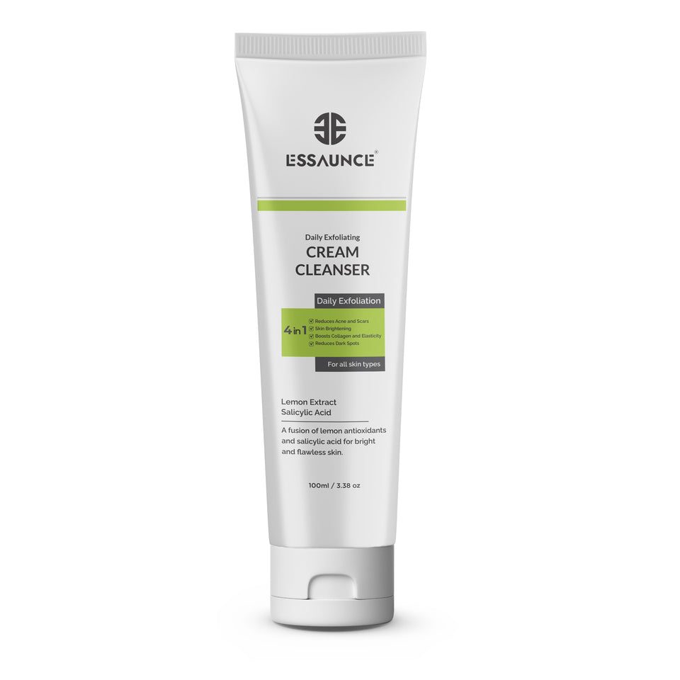 Daily Exfoliating Cream Cleanser With Lemon Extract 100 ml - Essaunce