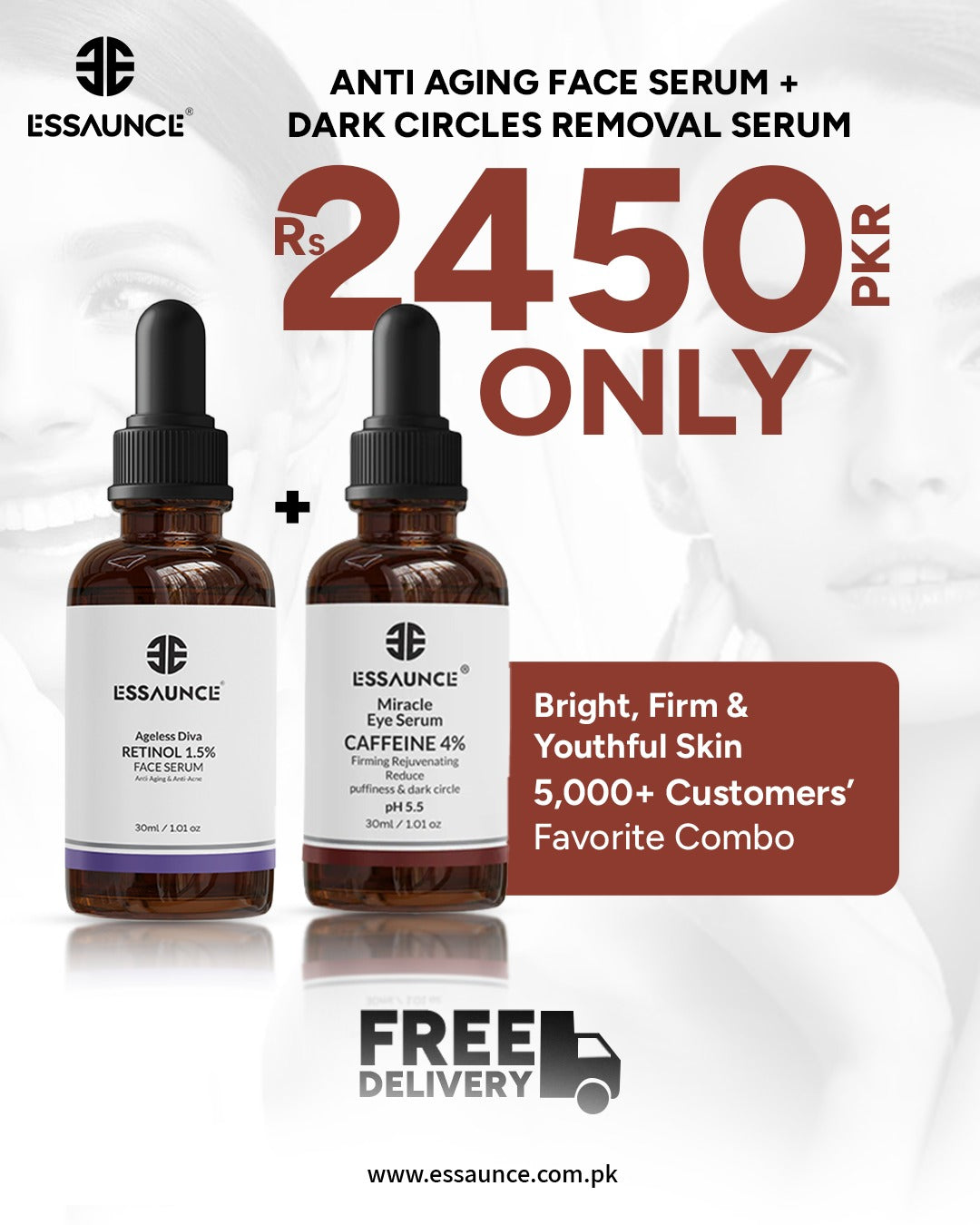 Youthful Glow Pack Buy Retinol Serum and get Caffeine Serum FREE