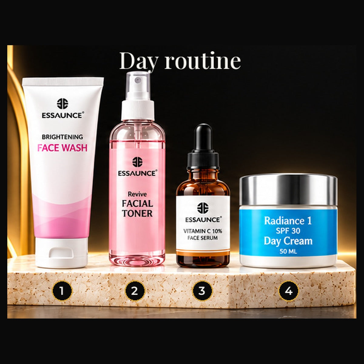 Essaunce Day Routine Set, 4 steps