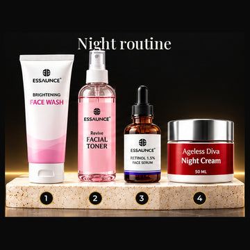 Essaunce Night Routine Set, 4 steps