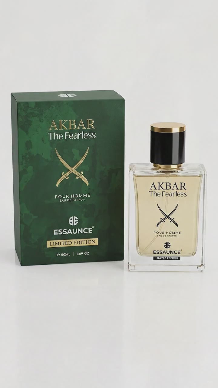 Essaunce AKBAR The Fearless – Pour Homme Eau de Parfum | Limited Edition 50ml
